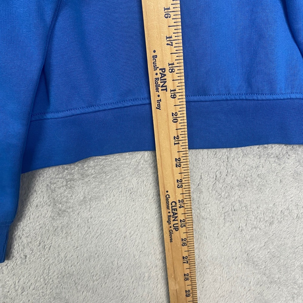 Madewell Sweatshirt Womens Small Crewneck Varsity Blue Striped NY284 - Picture 4 of 9
